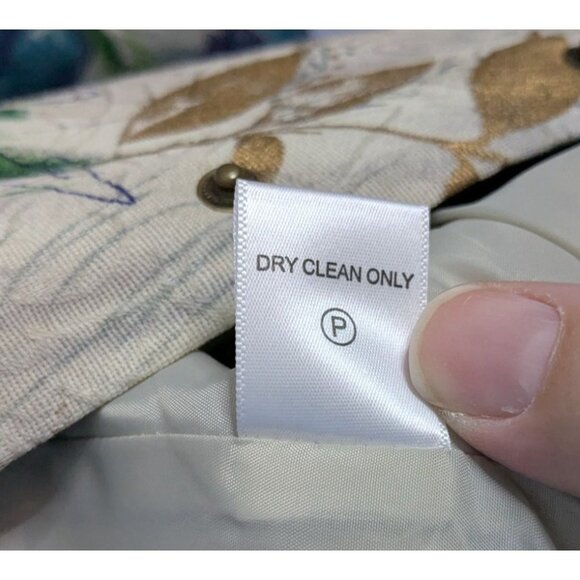 Coldwater Creek 18W Floral Print Blazer Jacket Floral Art to Wear - Picture 5 of 16